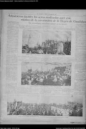 LA CORONACION PONTIFICIA DE 1928 EN EL DIARIO 'EL ORDEN'