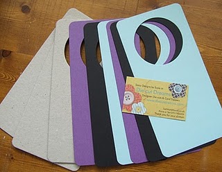 How to make hospital door hangers