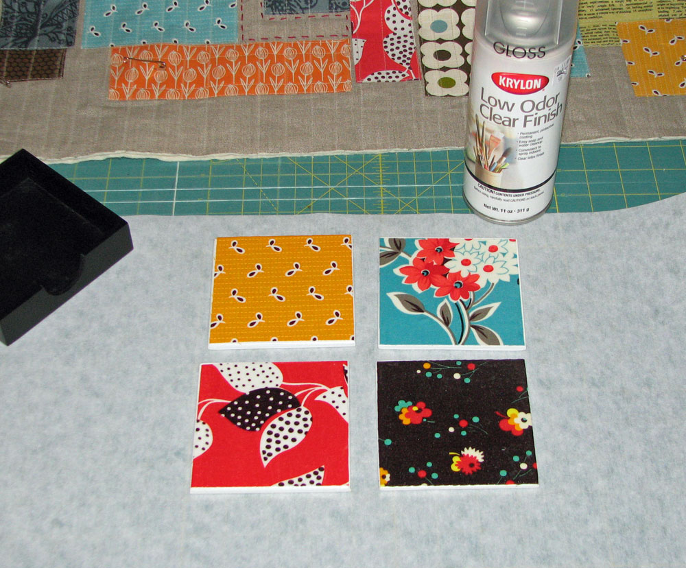 coasters mod podge dry tutorial them coats between krylon dried spray fully coat clear take place