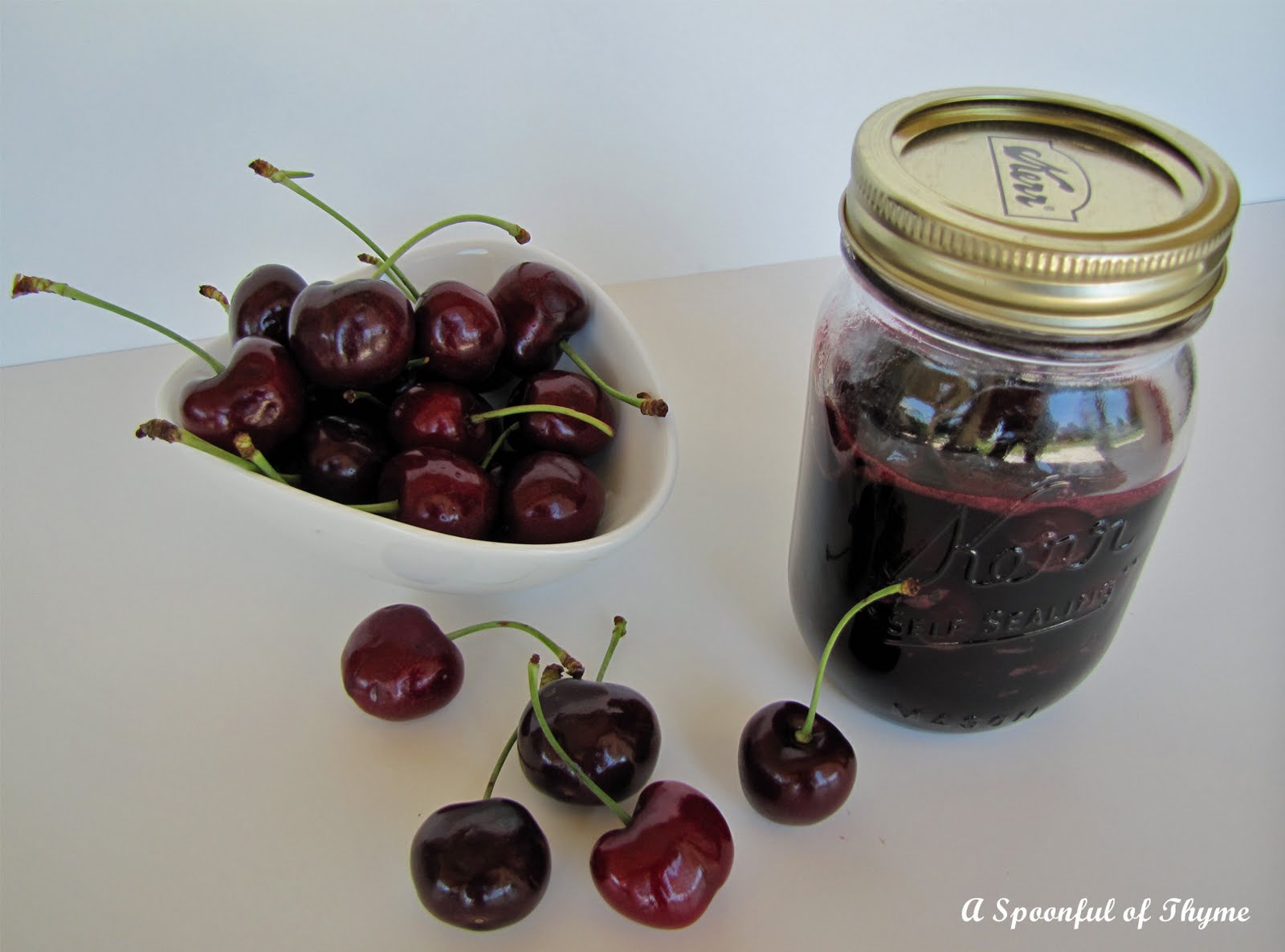 Cherries in Red Wine Syrup