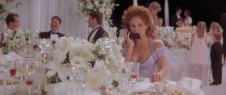 In this episode a scene from My Best Friend's Wedding 1997 