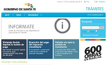 Trámites on-line- Portal del Gobierno de Sta Fe