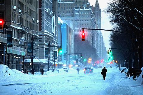 a massive snow storm that