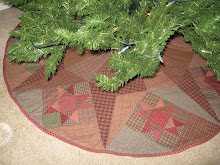 Ohio Star Christmas Tree Skirt