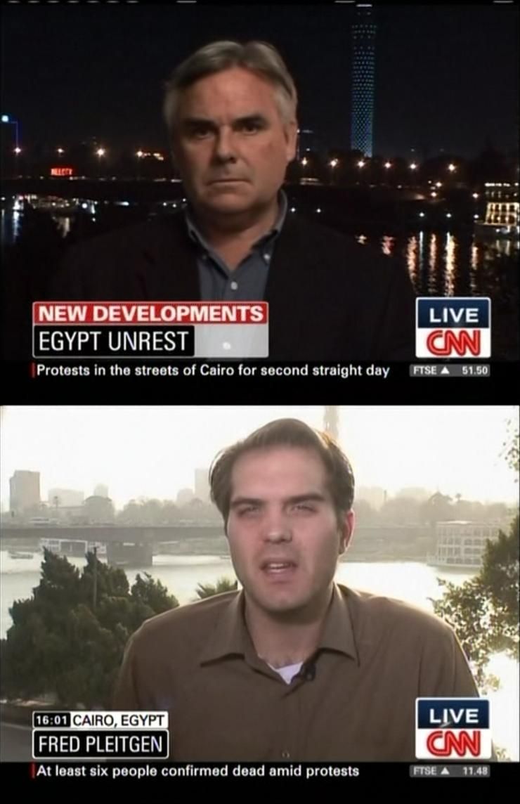 CNN has three reporting teams