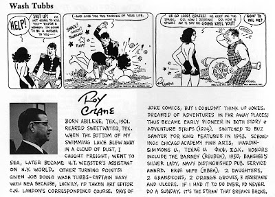 Roy Crane cartoonist Wash Tubbs Captain Easy Buz Sawyer