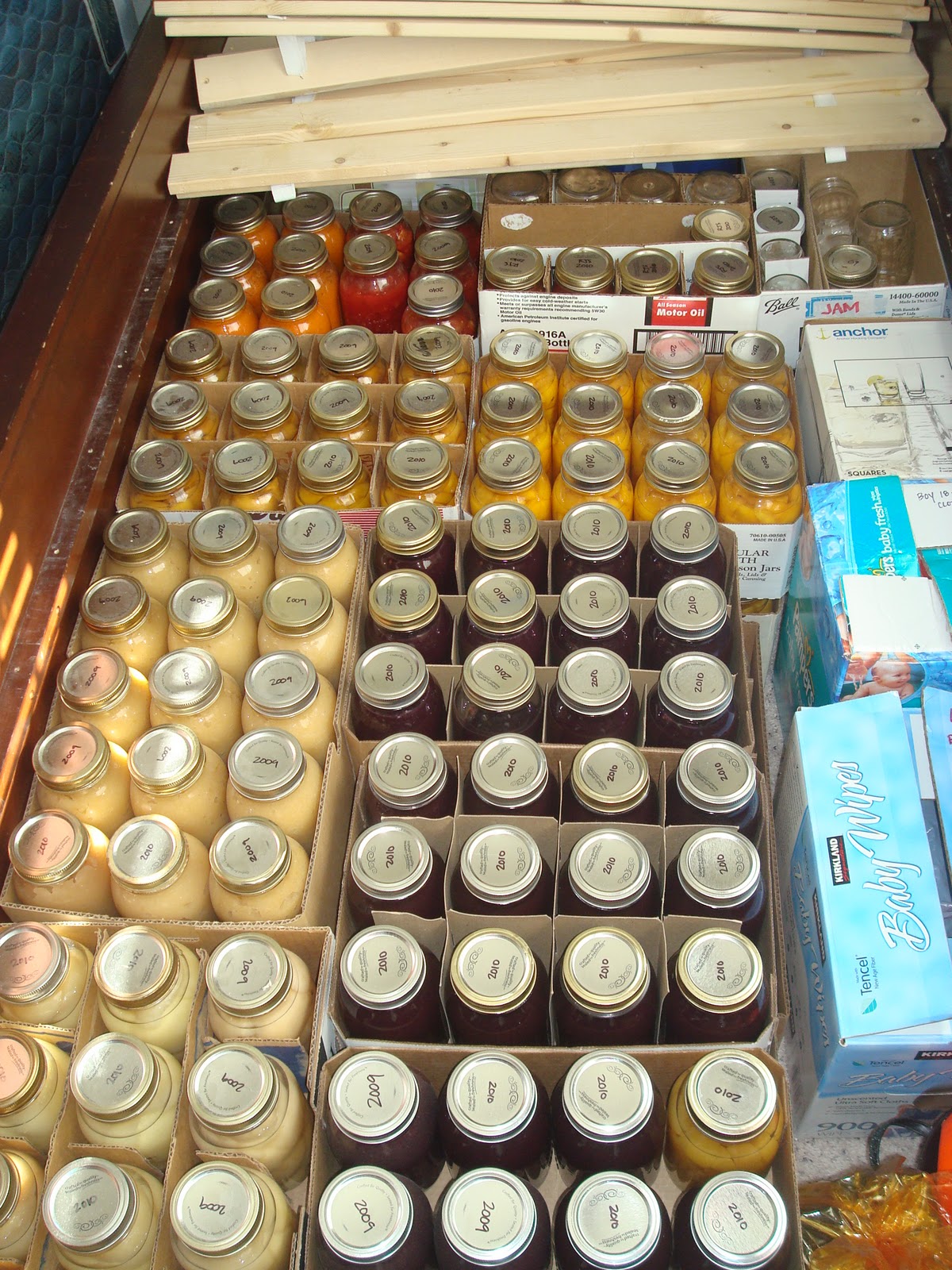 my family prepared Small Space Food Storage Solutions