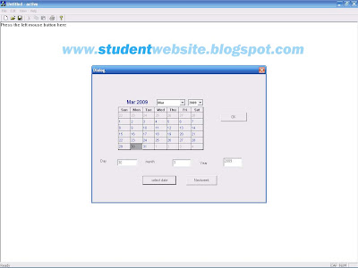 ACTIVEX CONTROL Create Activex control dialog container using a calendar control using Vc++
