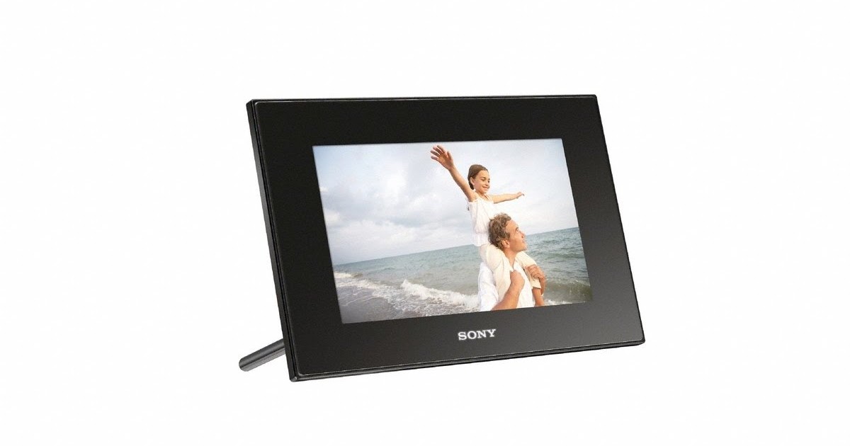 i think tech Digitally Frame Photos in Sony DPFD72 Black
