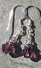 Amethyst Crystal Earrings