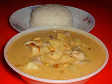 Pineapple curry + Steam Rice