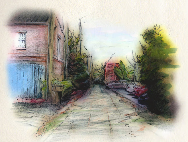 Hand rendering - Columbia Ward, Savannah, Ga.