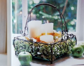 IDEAS PARA DISEÑAR CENTROS DE MESA: CENTROS DE MESA CON VELAS