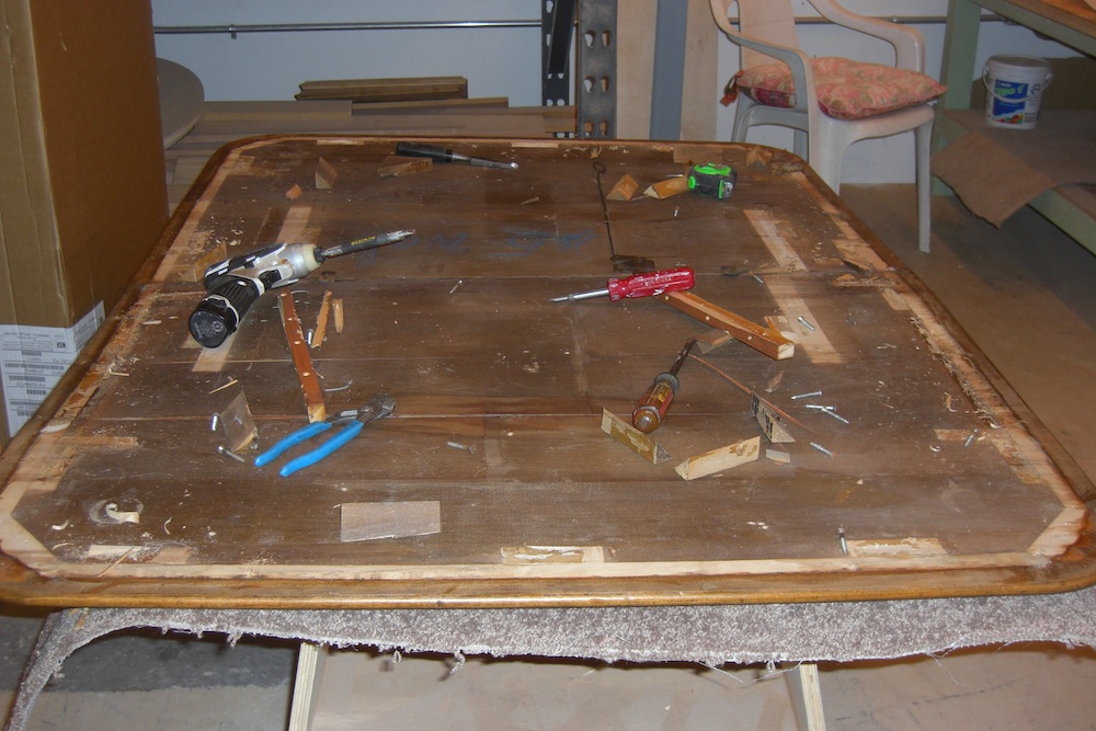 Let's Talk Wood Antique table repair part one