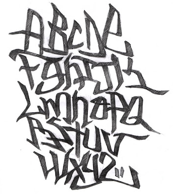 graffiti characters spray cans. hot Graffiti Alphabet Spray