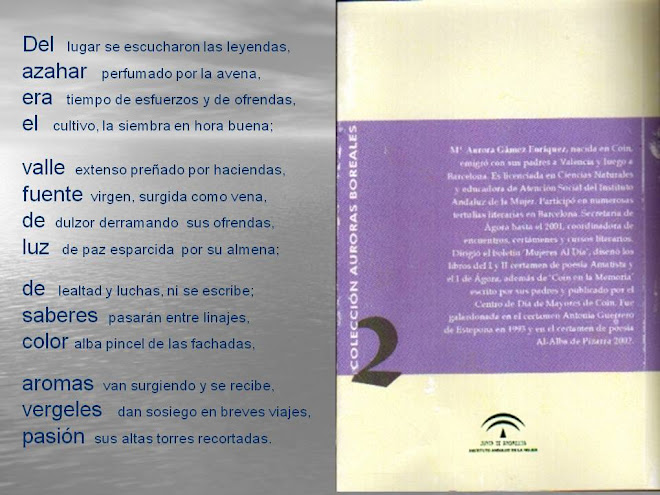 Poesía de Aurora Gamez con ilustraciones de Rosario Cantero