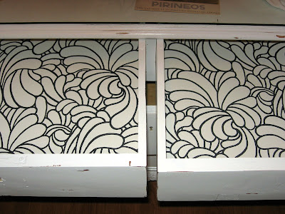 Restauración, Diseño, Tutorial, antes y despues, papel de pared, forrar cajones
