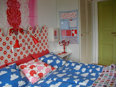 hecho a mano, cabecero , cama, vinilos