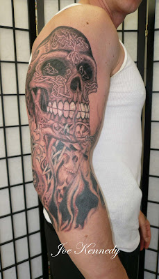 Celtic skull tattoo