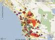 california in fiamme