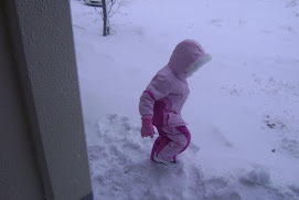 Alaina playing in the snow