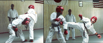 Kumite - some sparring action