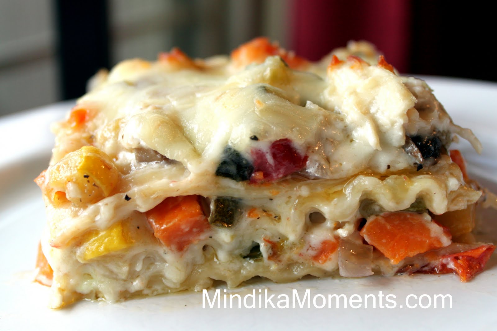 Mindika Moments ROASTED VEGGIE CHICKEN LASAGNA