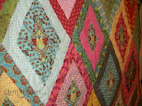 Carol's Strip Quilt, quilted by Angela Huffman