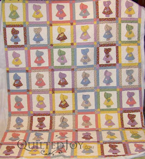 Sunbonnet Sue quilt, quilted by Angela Huffman