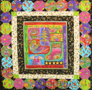 Bountiful Blessings quilt, quilted by Angela Huffman