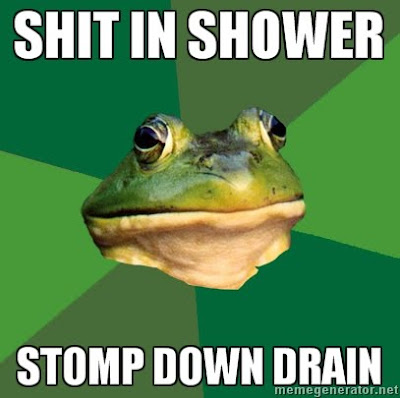 Foul-Frog-Shit-in-shower-Stomp-down-drain8.jpg