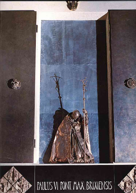 LE ERESIE DI "PAPA" PAOLO VI° - LA FALSA MESSA MODERNA Monument+to+pope+paul+vi+in+brescia