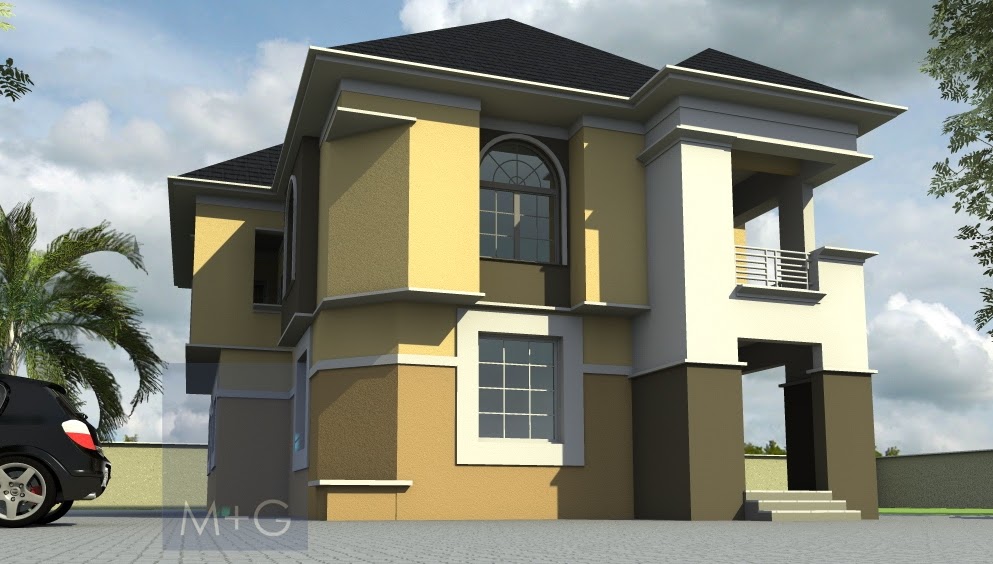 Contemporary Nigerian Residential Architecture 5 bedroom Duplexes