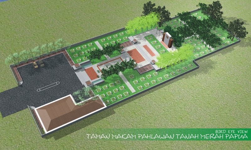 Inspirasiku-Lansekap-Desain: Lansekap Taman Makam Pahlawan Tanah Merah