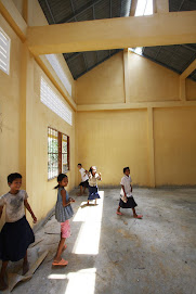 Cambodian Kids Explore their New School