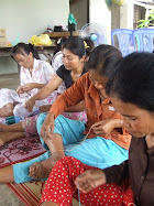 Village Women Learn Weaving