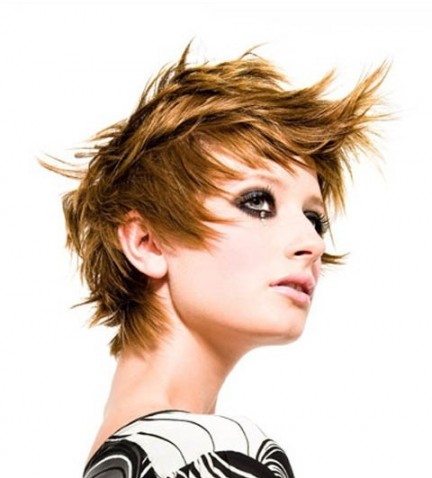 Fashion And Art Trend Funky Hairstyle