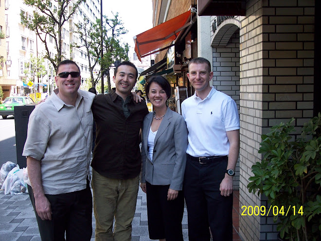 Visiting Jun's former students in Tokyo