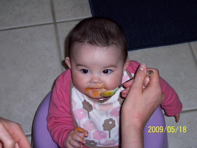 Eating sweet potatoes - YUM!