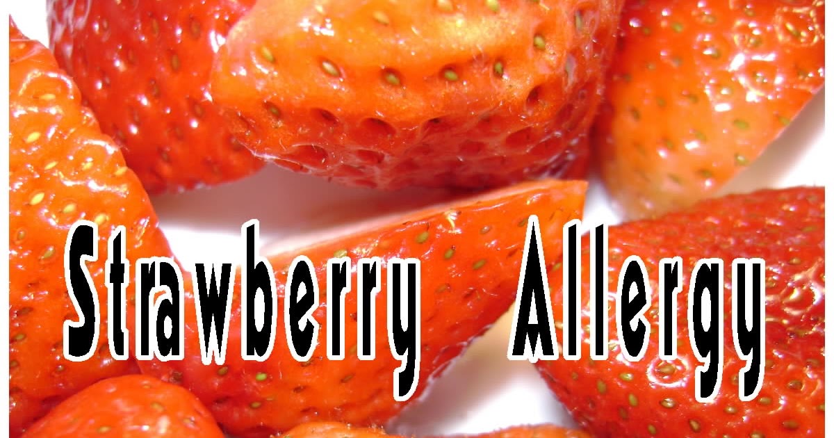 Free Posters and Signs Strawberry Allergy