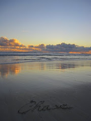 Chase's name on Christian's Beach