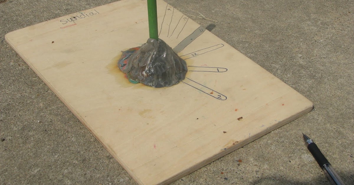 Living Creatively A kindergarten sundial