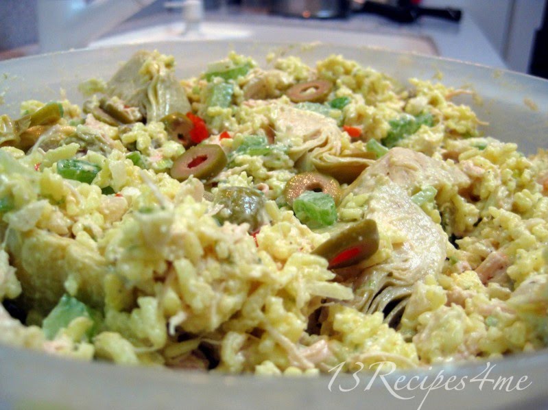 Recipes4Me Chicken Rice Salad With Artichokes