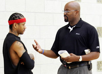 Billy King and Allen Iverson