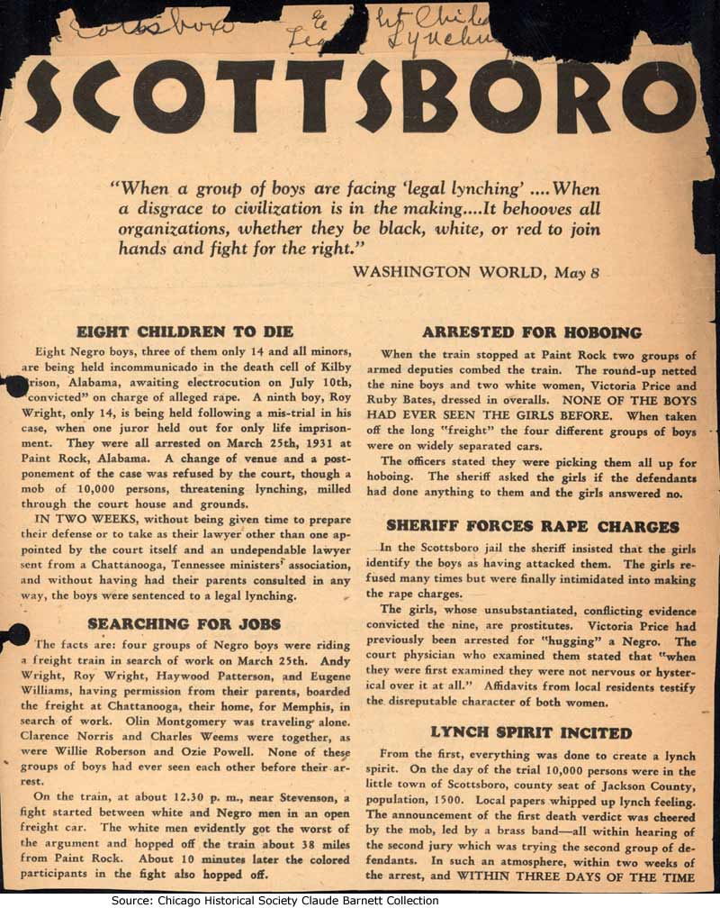Scottsboro Boys Trial: Scottsboro News