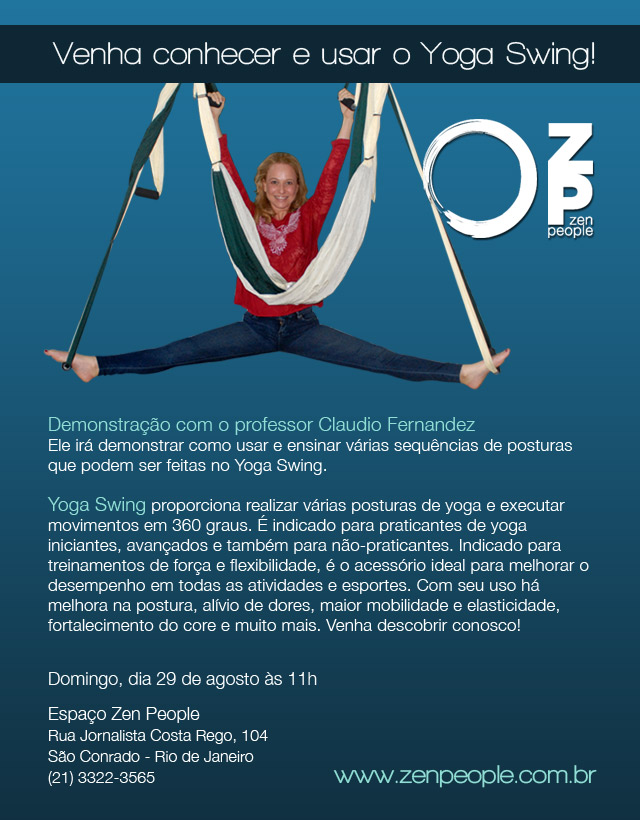 Blog Zen People Venha conhecer e usar o Yoga Swing na Zen People
