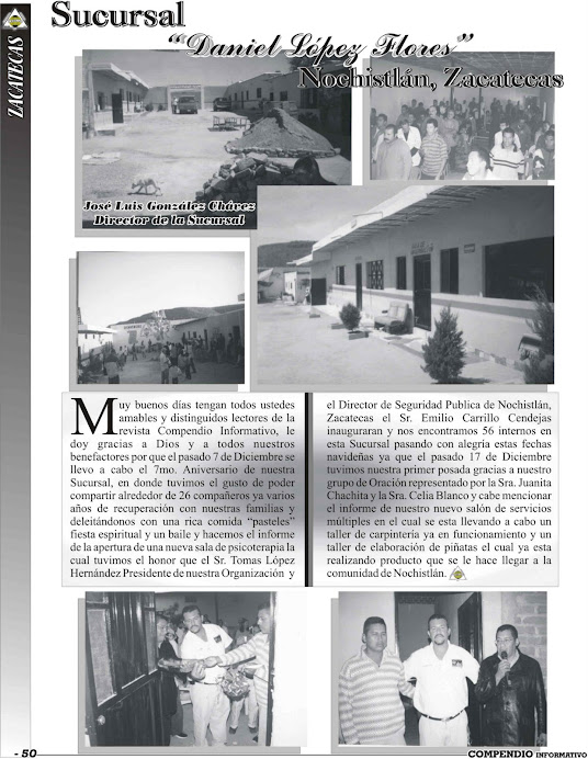 Sucursal Nochistlan, Zacatecas, Director: José Luis González