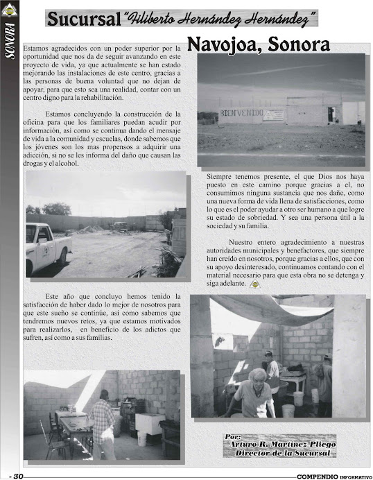 Sucursal Navojoa, Sonora, Directo: Arturo R. Martínez Pliego