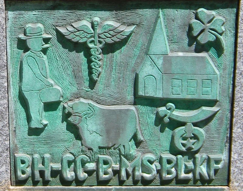 Escape to the Silent Cities Freeman Monument lots and lots of symbols