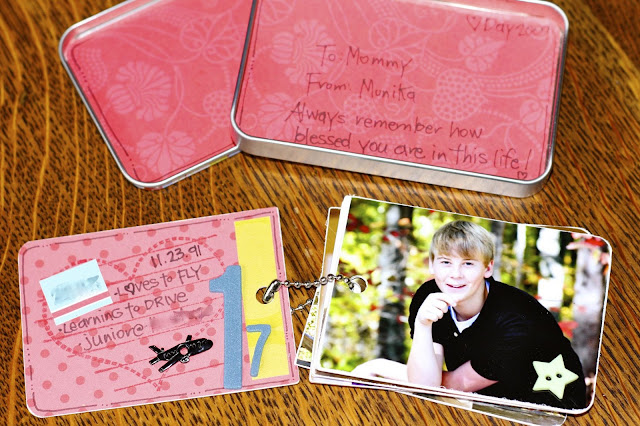 Mini Album in a Tin | iloveitallwithmonikawright.com Mini Album in a Tin | iloveitallwithmonikawright.com